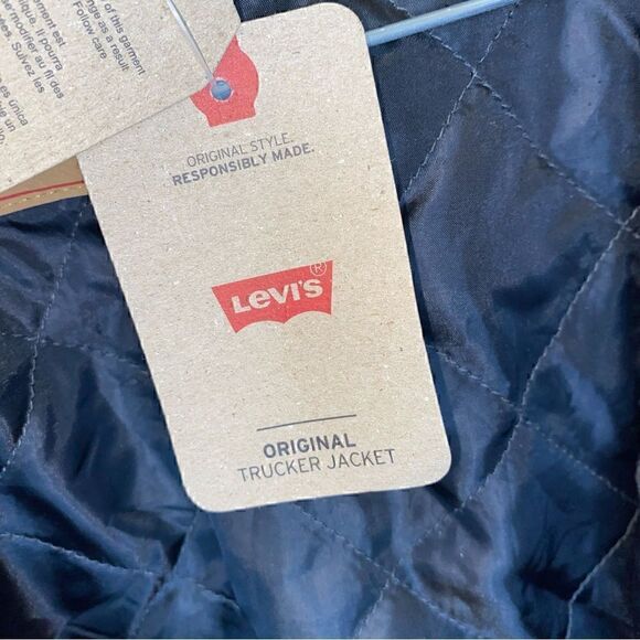 NEW! Levi's Leopard Print Original Sherpa Trucker Jacket-4X - Picture 13 of 14